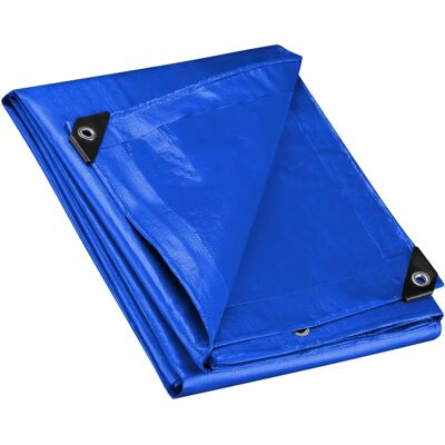 Wiltec - Lona impermeable azul 7 x 6 m - Tarp Wiltec - Lona impermeable azul 7 x 6 m - Tarp