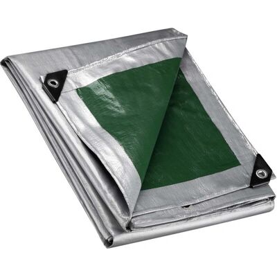 WILTEC - Lona impermeable verde/gris 7 x 6 m - Tarpaulin WILTEC - Lona impermeable verde/gris 7 x 6 m - Tarpaulin