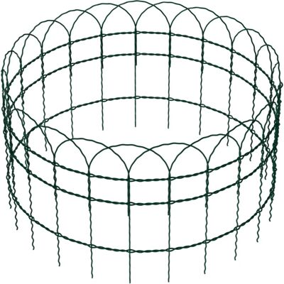 Valla décorative pour jardin Wiltec 0,4x25m en acier PVC - Clôture de jardin - Publicité Valla décorative pour jardin Wiltec 0,4x25m en acier PVC - Clôture de jardin - Publicité