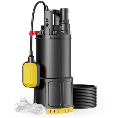 Wiltec - 1000W - 5500 l/h - 30 m - Pompe submersible - Publicité Wiltec - 1000W - 5500 l/h - 30 m - Pompe submersible - Publicité