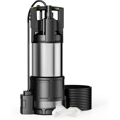 Pompe submersible Wiltec 700W - 6000 l/h, 40m hauteur - Sécurité - Publicité Pompe submersible Wiltec 700W - 6000 l/h, 40m hauteur - Sécurité - Publicité