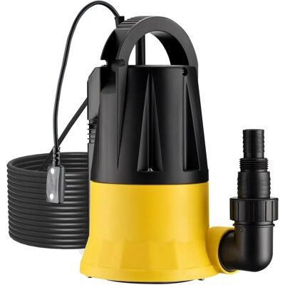 Wiltec Tauchpumpe - 400W, 7300 l/h, 2 Modi, 7,5m Förderhöhe Wiltec Tauchpumpe - 400W, 7300 l/h, 2 Modi, 7,5m Förderhöhe