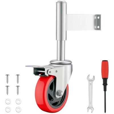 WILTEC - 125 mm - 150 kg - Roue de portail avec frein - Publicité WILTEC - 125 mm - 150 kg - Roue de portail avec frein - Publicité