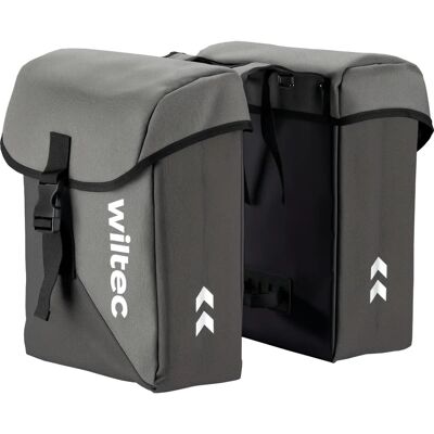 Wiltec Modèle 35 l Sacoche vélo double étanche - Publicité Wiltec Modèle 35 l Sacoche vélo double étanche - Publicité