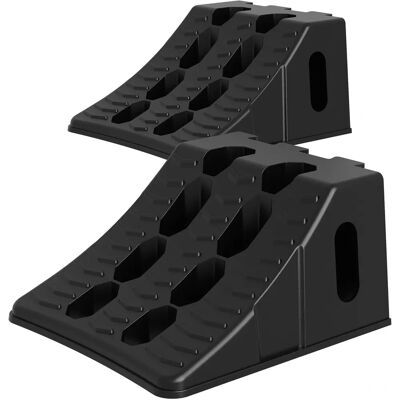 Wiltec Keile - Für Fahrzeuge bis 10 t - Kompakt 454x208x120mm Wiltec Keile - Für Fahrzeuge bis 10 t - Kompakt 454x208x120mm