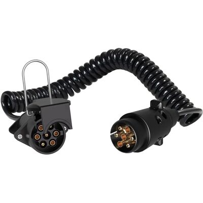 WILTEC - Spiral 3m 7P Cable - Câble d'alimentation remorque - Publicité WILTEC - Spiral 3m 7P Cable - Câble d'alimentation remorque - Publicité