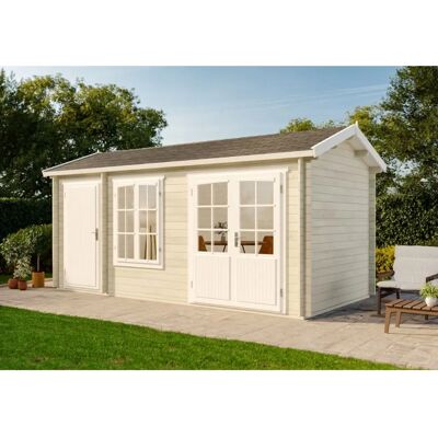 Alpholz Bolton-28 XL Gartenhaus - 2-Raum Holzdesign Alpholz Bolton-28 XL Gartenhaus - 2-Raum Holzdesign
