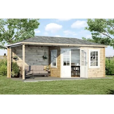 Alpholz Mosel 5-Eck Gartenhaus - Gartenhaus Alpholz Mosel 5-Eck Gartenhaus - Gartenhaus