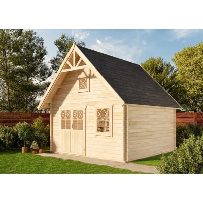 Alpholz Schwedenhaus 44 ISO - Gartenhaus - Modernes Design - 46,9m³ Alpholz Schwedenhaus 44 ISO - Gartenhaus - Modernes Design - 46,9m³