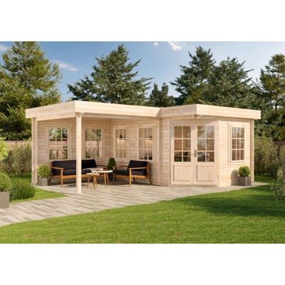 Alpholz Pepe 28 mm Gartenhaus - Garden House Alpholz Pepe 28 mm Gartenhaus - Garden House