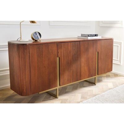 AZURA HOME DESIGN Aparador - Estilo Retro Modern de Mango - 160cm de Ancho AZURA HOME DESIGN Aparador - Estilo Retro Modern de Mango - 160cm de Ancho