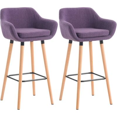 CLP Grant - Set di 2 Sgabelli da Bar - Viola CLP Grant - Set di 2 Sgabelli da Bar - Viola