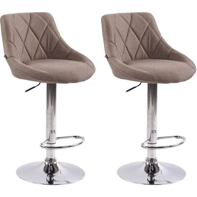 Homestoreking Lazio Krzesła barowe Regulowane 360° Obrotowe Tkanina - Nowoczesny Homestoreking Lazio Krzesła barowe Regulowane 360° Obrotowe Tkanina - Nowoczesny