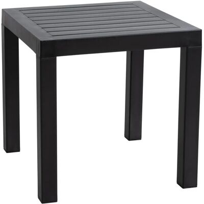CLP Table d'extérieur noire 45x45 cm - Design moderne - Publicité CLP Table d'extérieur noire 45x45 cm - Design moderne - Publicité