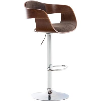 Taburete de bar Kingston Retro - Altura ajustable 63-77cm - Marrón Taburete de bar Kingston Retro - Altura ajustable 63-77cm - Marrón