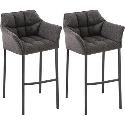 CLP - Set 2 Damaso Barhocker - Polstert, Moderner Stil CLP - Set 2 Damaso Barhocker - Polstert, Moderner Stil