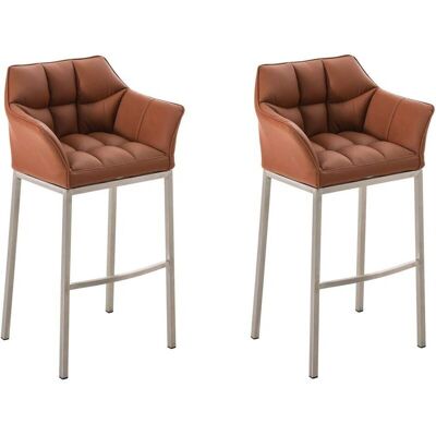 CLP Damaso Sgabelli da Bar Moderni Marrone Chiaro - Bar Stools CLP Damaso Sgabelli da Bar Moderni Marrone Chiaro - Bar Stools