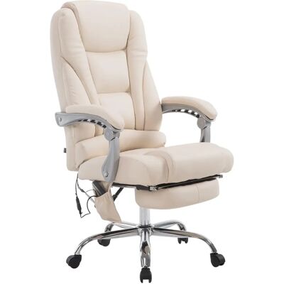Sedia da ufficio Pacific V2 - Massaggi, Ergonomica, Crema Sedia da ufficio Pacific V2 - Massaggi, Ergonomica, Crema