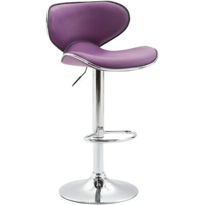 CLP Las Vegas V2 Drehhocker - Modern, Höhenverstellbar, Violett CLP Las Vegas V2 Drehhocker - Modern, Höhenverstellbar, Violett
