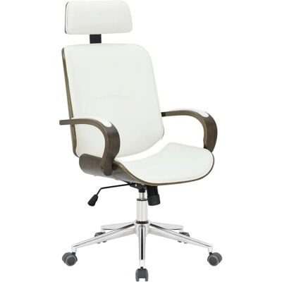Sedia da ufficio CLP Bianco/Grigio - Ergonomica, Regolabile, Resistente Sedia da ufficio CLP Bianco/Grigio - Ergonomica, Regolabile, Resistente
