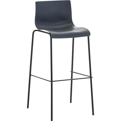 Tabouret de Bar Moderne CLP Gris - Assise Ergonomique - Publicité Tabouret de Bar Moderne CLP Gris - Assise Ergonomique - Publicité