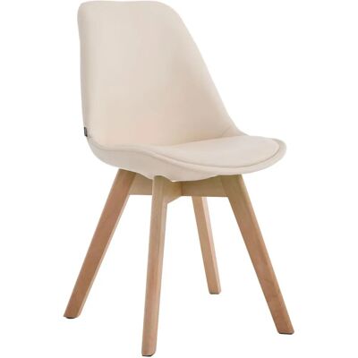 Pricenet Manado Sedia in Finta Pelle Crema - Arredamento da Pranzo Pricenet Manado Sedia in Finta Pelle Crema - Arredamento da Pranzo