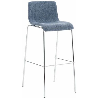Taburete de Bar Azul CLP Hoover - Moderno, Apilable, Marco Metálico Taburete de Bar Azul CLP Hoover - Moderno, Apilable, Marco Metálico