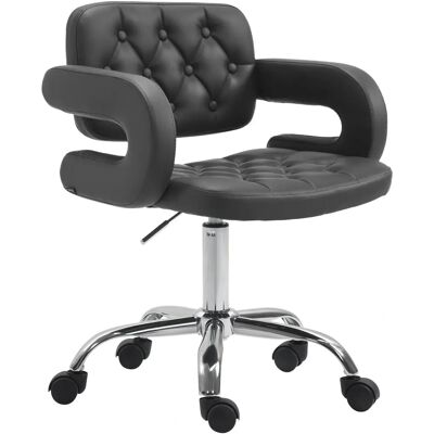CLP Sgabello Ufficio Dublin Regolabile - Design Chesterfield Moderno CLP Sgabello Ufficio Dublin Regolabile - Design Chesterfield Moderno