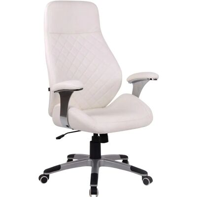 Silla de oficina Layton Blanco Cuero Sintético - Silla de oficina Silla de oficina Layton Blanco Cuero Sintético - Silla de oficina