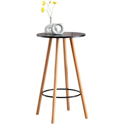 Pricenet Mijas Schwarzer runder Bar Tisch Pricenet Mijas Schwarzer runder Bar Tisch