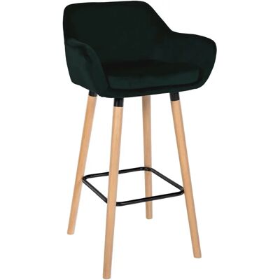 Sgabello Grant in velluto CLP - Ergonomico, Cuscino removibile, Struttura in legno Sgabello Grant in velluto CLP - Ergonomico, Cuscino removibile, Struttura in legno