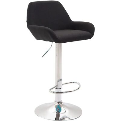 Taburete de Tela Ajustable en Color Negro - Diseño Moderno Taburete de Tela Ajustable en Color Negro - Diseño Moderno