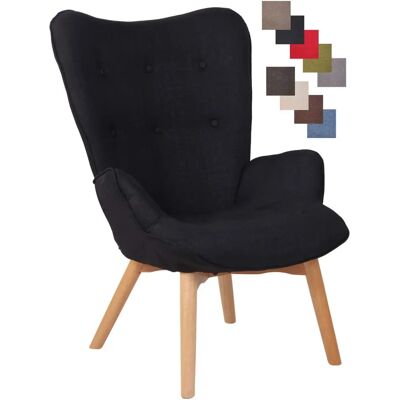 CLP Poltrona Durham - Stile Chesterfield - Nera CLP Poltrona Durham - Stile Chesterfield - Nera