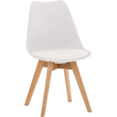 Chaise Linares de Pricenet Blanc - Style Nordique Moderne - Publicité Chaise Linares de Pricenet Blanc - Style Nordique Moderne - Publicité