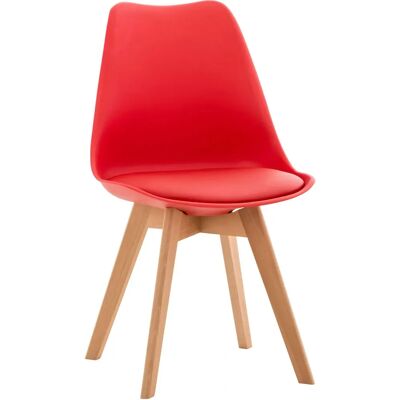 Pricenet Chaise Linares - Ergonomique, Rouge - Salle à manger - Publicité Pricenet Chaise Linares - Ergonomique, Rouge - Salle à manger - Publicité
