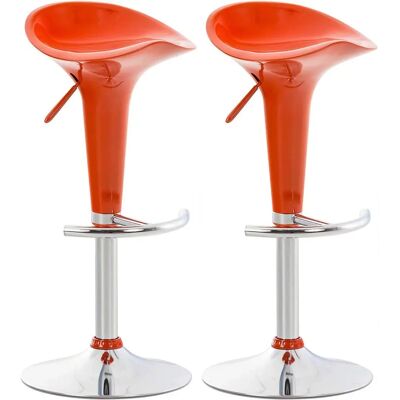 CLP Saddle Orange Moderner Höhenverstellbarer Drehhocker CLP Saddle Orange Moderner Höhenverstellbarer Drehhocker