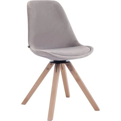 Sedia girevole Troyes grigia - Design moderno Sedia girevole Troyes grigia - Design moderno