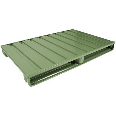 Palete Rasa em Aço Heson - Verde Reseda - 1200x1000mm - 1500kg - Aço Palete Rasa em Aço Heson - Verde Reseda - 1200x1000mm - 1500kg - Aço