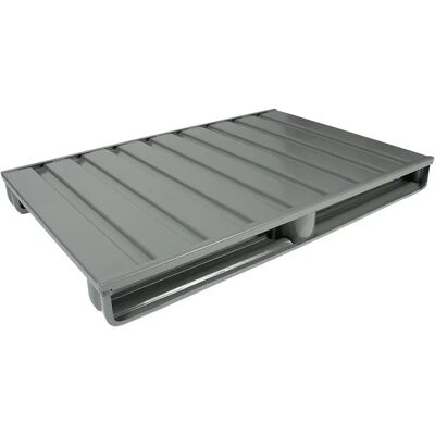 Palete de aço Heson - 1200x1000mm - 2000kg - Cinza Palete de aço Heson - 1200x1000mm - 2000kg - Cinza