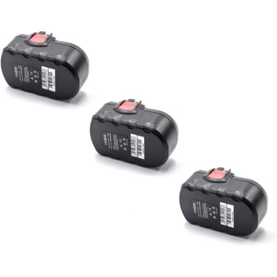 VHBW - Baterías NiMH 3x 3000mAh 18V Compatibles con Bosch - Herramientas Eléctricas VHBW - Baterías NiMH 3x 3000mAh 18V Compatibles con Bosch - Herramientas Eléctricas