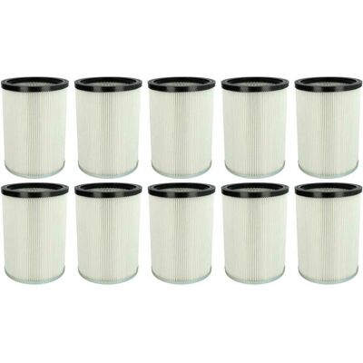 vhbw - 10x Filtro Piegato - Compatibile con Kärcher NT 90/2 Me Classic - Bianco - Filtro vhbw - 10x Filtro Piegato - Compatibile con Kärcher NT 90/2 Me Classic - Bianco - Filtro