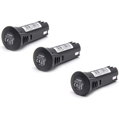 Batteria VHBW per utensili Panasonic - 1500mAh, 3 pezzi, Nero Batteria VHBW per utensili Panasonic - 1500mAh, 3 pezzi, Nero