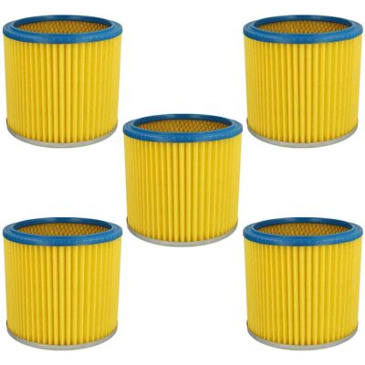 vhbw Filter - 5x round/pleated for vacuum cleaners vhbw Filter - 5x round/pleated for vacuum cleaners