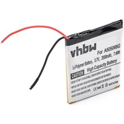 Vhbw Battery for Navgear A505068G - GPS 2000mAh 3.7V Vhbw Battery for Navgear A505068G - GPS 2000mAh 3.7V