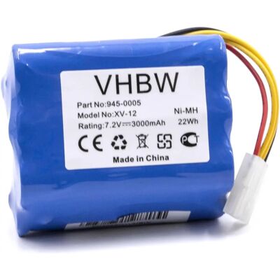 vhbw Batteria per Aspirapolvere Vorwerk VX100 - NiMH, 3000mAh, 7.2V vhbw Batteria per Aspirapolvere Vorwerk VX100 - NiMH, 3000mAh, 7.2V