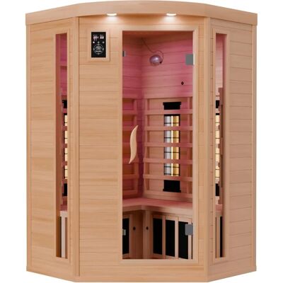 Saunaloft Lakefield 3 - 120x120 - 2-3 Personen - Hemlock - Infrarotkabine Saunaloft Lakefield 3 - 120x120 - 2-3 Personen - Hemlock - Infrarotkabine