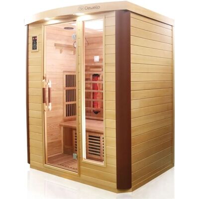 Dewello - TORONTO 160x110 - Vollspektrum - Infrared sauna Dewello - TORONTO 160x110 - Vollspektrum - Infrared sauna