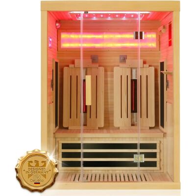 Saunaloft Saltcoats 135x105 Dual-Therm Infrarotkabine Saunaloft Saltcoats 135x105 Dual-Therm Infrarotkabine