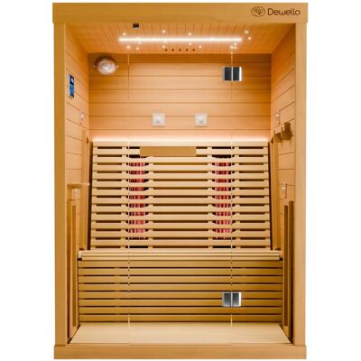 Saunaloft Palermo 135x120 cm Infrarotsauna - Dual-Therm Saunaloft Palermo 135x120 cm Infrarotsauna - Dual-Therm