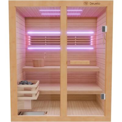 Saunaloft Tofino 160x150 Finnische Sauna - Sauna Saunaloft Tofino 160x150 Finnische Sauna - Sauna